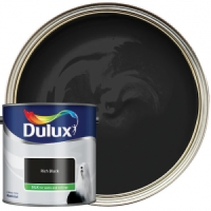 Dulux Silk Emulsion Paint - Rich Black 2.5L £16.00