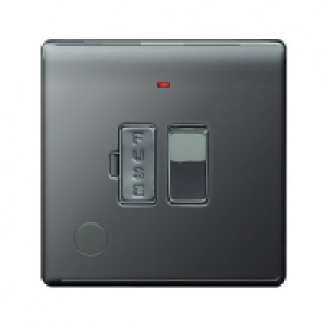 Wickes 13A Switched Fused Socket + LED Screwless Flate Plate £13.99