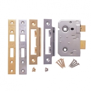ERA Bathroom CE Sashlock - Brass & Chrome 64mm £5.50