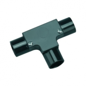 Wickes Trunking Inspection Tee - Black 20mm £0.99
