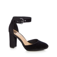 Debenhams  The Collection - Black Catorina high block heel ankle stra