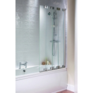 Frameless Four Fold Bath Screen