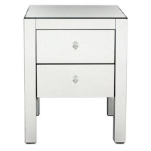 Debenhams - Mirrored bedside cabinet with 2 drawers &pound;250.00