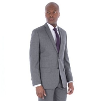Debenhams  J by Jasper Conran - Grey jaspe wool blend tailored fit suit