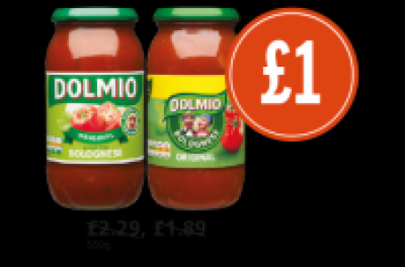 Budgens  Dolmio Original Bolognese, Dolmio Original Bolognese Pm£1.89