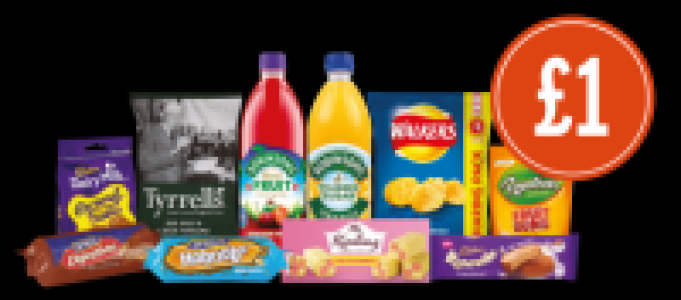 Tyrrells Seasalt & Cider Vinegar, Cadbury Roundies Chocolate