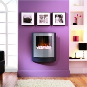 Wickes SP8 Electric Feature Fire Silver 2kW