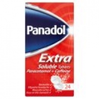 Asda Panadol Extra Soluble Paracetemol Caffeine Tablets x24