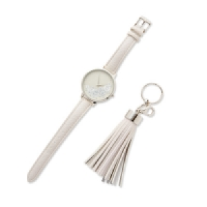 Ladies Watch & Keyring Gift Set