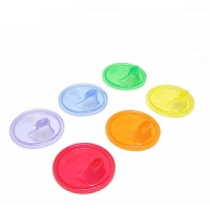 The First Years Take & Toss Spill Proof Lids 6 Pack - Multi