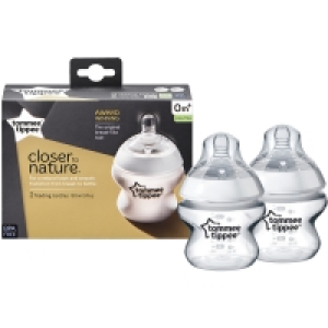 Tommee Tippee Closer To Nature Feeding Bottles 150mL 2 Pack