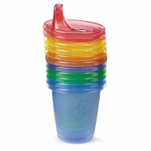 The First Years Take & Toss Spill Proof Cups 6 Pack - Multi