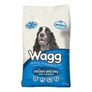 Wagg Complete Dog Food with Chicken & Veg (12kg) £9.00