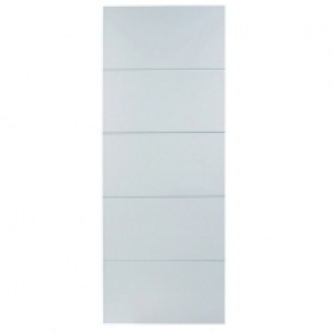 Wickes Halifax Internal White Primed 5 Panel Moulded Door -