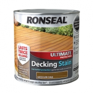 Ronseal Ultimate Protection Decking Stain - Medium Oak 2.5L £30.99