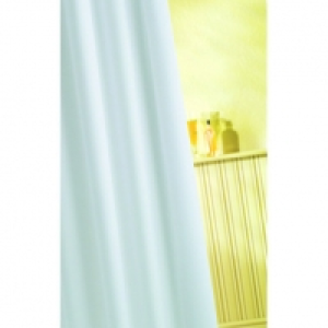 Wickes Textile Shower Curtain - White £11.99