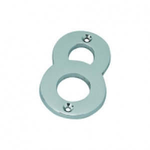 Wickes Door Number 8 - Chrome £3.25