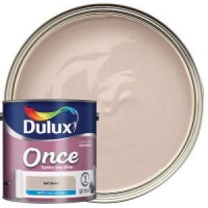 Dulux Once Matt Emulsion Paint - Soft Stone 2.5L &pound;25.00
