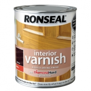 Ronseal Interior Varnish - Gloss Walnut 750ml £17.99