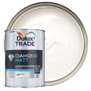Dulux Trade Diamond Matt Emulsion Paint - Pure Brilliant Whi £41.00