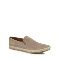 Debenhams  Red Herring - Taupe suede Provence slip on trainers