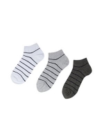 Debenhams  Burton - 5 pack striped trainer liner socks