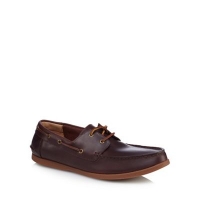 Debenhams  Clarks - Tan leather Morven boat shoes