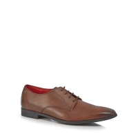Debenhams  Base London - Brown leather Shilling Derby shoes