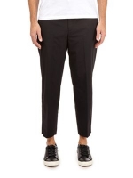Debenhams  Burton - Black lightweight stretch trousers