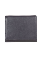 Debenhams  Burton - Navy trifold leather wallet