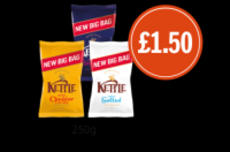 DISCOVER BIG DEALS: Kettle Chips Sea Salt & Vinegar, Mature