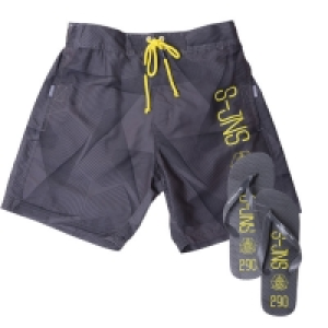 Smith & Jones Decibel Swimshorts with Flip Flops