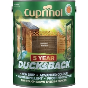 Cuprinol 5 Year Ducksback Harvest Brown 5L £10.00