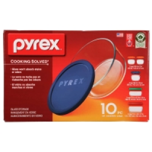 Pyrex 10 Piece Glass Storage Set