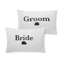 Aldi  Bride & Groom Pillowcase Pair