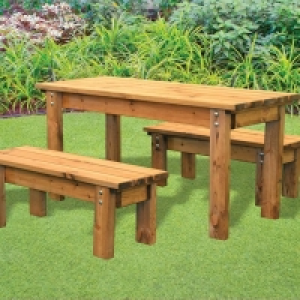 Little Fellas 4 Seat Redwood Kids ECO Garden Bench & Table £129.95