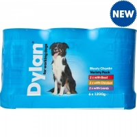 JTF  Dylan Meaty Chunk Variety for Working Dog 6 x 1200g