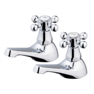 Wickes Classic Bath Taps - Chrome £25.00