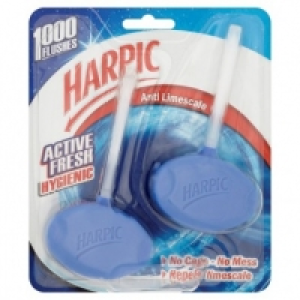 Harpic Active Fresh Hygienic Anti Limescale 2 Pack £1.00