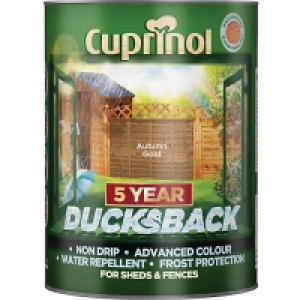 Cuprinol 5 Year Ducksback Matt Shed & Fence Treatment - Autu £12.00