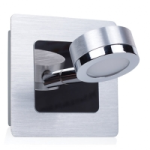 Ranex Treviso 1 Piece Brushed Aluminium Bathroom Lamp - 3W £39.99