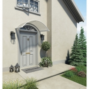 Palram Corona 1580 Polycarbonate Multiwall Door Canopy White &pound;149.00