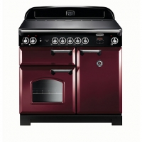 Wickes  Rangemaster Classic 100 Induction Range Cooker - Cranberry w