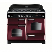 Wickes  Rangemaster Classic 110 Natural Gas Range Cooker - Cranberry
