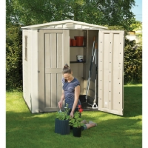 Keter Plastic Factor Shed - 6 x 6 ft £489.00