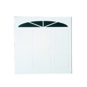 Wickes Bronte Glosswhite Framed Canopy Garage Door 2286 x 19 &pound;769.00