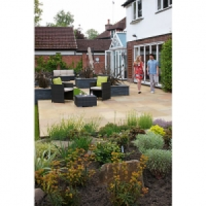 Marshalls Indian Sandstone Textured Buff Multi 275 x 275 x 2 &pound;379.99