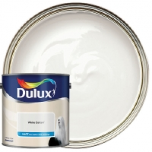 Dulux Matt Emulsion Paint - White Cotton 2.5L £16.00