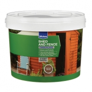 Wickes Shed & Fence Timbercare - Chestnut Brown 5L &pound;4.99