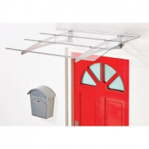 Superroof Madrid Door Canopy Silver 1800 x 880mm £255.00